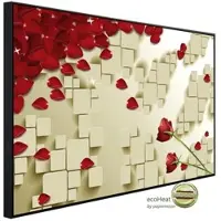 Papermoon Infrarotheizung »EcoHeat - Muster mit Rosen«, Matt-Effekt - bunt
