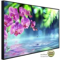 Papermoon Infrarotheizung »EcoHeat - Zen Orchidee und Tröpfchen«, Matt-Effekt - bunt