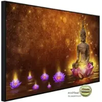 Papermoon Infrarotheizung »EcoHeat - Buddah Figur«, Matt-Effekt - bunt