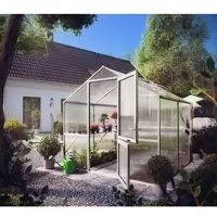KGT Gewächshaus "Rose II" pressblank 5,1 m² 10 mm HKP