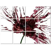 Wallart K&L Wall Art Fliesenaufkleber »Mohnblume«, selbstklebend