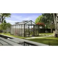 Vitavia Gewächshaus »Zeus Plus 10000«, BxHxL: 195 x 197 x 131 cm - silberfarben