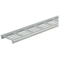 Alpertec Lüftungsprofil, Aluminium, silberfarben