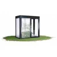 SunElements Gewächshaus »SunGarden Deluxe 2.1«, BxHxT: 233 x 229 x 128 cm, anthrazit-metallic - grau