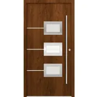 Splendoor Haustür »ATHEN Prime«, Aluminium, in nussbaum - braun