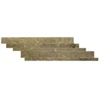 WOHNRAUSCH Wandpaneel »Keona Brown«, Paketinhalt: 0,552 m2, Travertin, grau/beige - braun