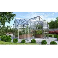 Vitavia Gewächshaus »Sirona Plus«, BxHxL: 383 x 254 x 383 cm - silberfarben
