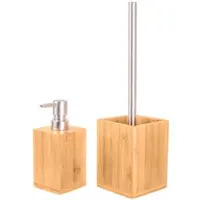 Sanilo Bad-Accessoire-Set, Bambus - gruen