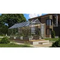 Vitavia Gewächshaus »Mars Plus 11500«, BxHxL: 257 x 238 x 445 cm - silberfarben
