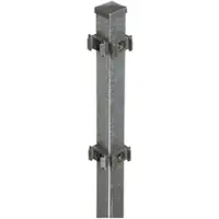 Floraworld Eckpfosten »Classic«, Stahl, BxLxT: 4 x 220 x 4 cm - silberfarben