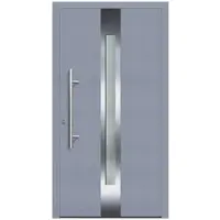 KNOCK Flügelüberdeckende Kunstoff-Haustür »Terra«, grau