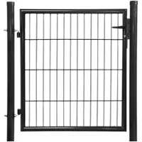 Floraworld Einzeltor »Classic«, Türmaße BxH: 94 x 100 cm - grau