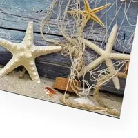 MySPOTTI Badrückwand »Seashell«, BxH:140 cm x 45 cm, beige