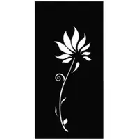 Floraworld Sichtschutzwand Lilie 90 x 178 cm RAL 7016 anthrazit