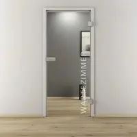 NOVADOORS Glasdrehtür »NOVA 554«, glänzend - transparent