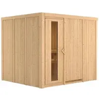 Karibu Sauna »Jöhvi«, für 4 Personen, ohne Ofen - beige
