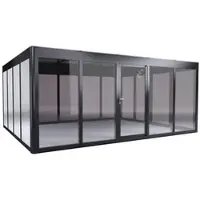 SunElements Gewächshaus »SunGarden Power 5.4«, BxHxT: 548 x 229 x 443 cm, anthrazit-metallic - grau
