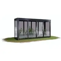 SunElements Gewächshaus »SunGarden Power 4.1«, BxHxT: 443 x 229 x 128 cm, anthrazit-metallic - grau