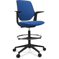 Flokk Profim Trillo Pro 31ST Counterstuhl Bürohocker mit Polsterauflage und Fußring frei konfigurierbar
