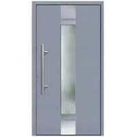 KNOCK Flügelüberdeckende Kunstoff-Haustür »Terra«, grau