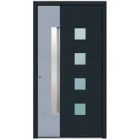 KNOCK Aluminium-Haustür »Marte«, anthrazit / grau