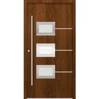 Splendoor Haustür »ATHEN Prime«, Aluminium, in nussbaum - braun