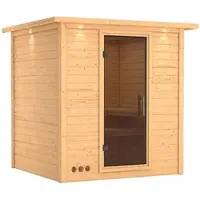 Karibu Sauna »Sindi«, für 4 Personen, ohne Ofen - beige