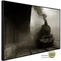 Papermoon Infrarotheizung »EcoHeat - Alter Zug Grau«, Matt-Effekt - bunt