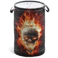 Sanilo Wäschekorb Totenkopf in Flammen