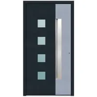 KNOCK Aluminium-Haustür »Marte«, anthrazit / grau