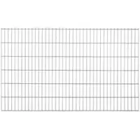 Floraworld Doppelstabmatte »Comfort«, HxL: 1230 x 2010 mm, Stahl, witterungsbeständig - grau