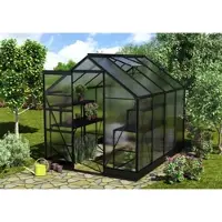 Vitavia Gewächshaus »Apollo Plus 5000«, BxHxL: 195 x 209,5 x 131 cm - silberfarben