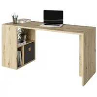Phoenix Raumteiler-Regal »Fortuna«, BxHxL: 75,1 x 57,9 x 34 cm, inkl. Schreibtischanbau - beige