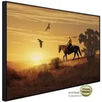 Papermoon Infrarotheizung »EcoHeat - Cowboy «, Matt-Effekt - bunt