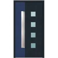 KNOCK Aluminium-Haustür »Marte«, anthrazit / stahlblau