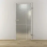 NOVADOORS Glasdrehtür »NOVA 610«, matt - transparent