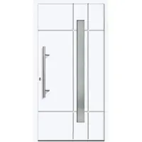 KNOCK Flügelüberdeckende Kunstoff-Haustür »KIEW«, weiß - weiss