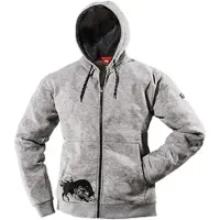 Bullstar Jacke, grau, Baumwolle/Polyester, Gr. XL