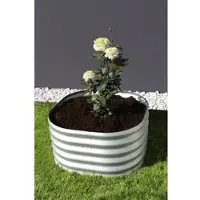 Pergart Vitavia, Hochbeet "Terra 401", aluminium blank, 40 cm, Modell "Rund"