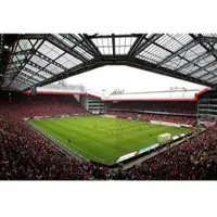 Wallart K&L Wall Art Vliestapete »XXL Vliestapete«, 1. FC Kaiserslautern Stadion, mehrfarbig, matt - bunt