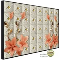 Papermoon Infrarotheizung »EcoHeat - Muster mit Blumen«, Matt-Effekt - bunt