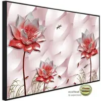 Papermoon Infrarotheizung »EcoHeat - Muster mit Blumen«, Matt-Effekt - bunt