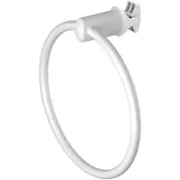 Ximax Handtuchring, (BxLxT): 21,2 x 21,2 x 6,4 cm, weiß, Stahl, Kunststoff - weiss