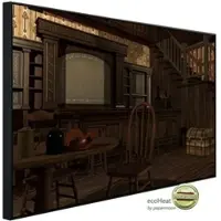 Papermoon Infrarotheizung »EcoHeat - Wild West Saloon«, Matt-Effekt - bunt