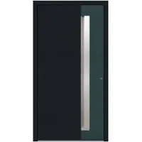 KNOCK Aluminium-Haustür »Marte«, anthrazit / moosgrün - gruen