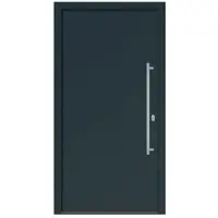Roro Haustür »R350«, BxH: 100 x 200 cm, Aluminium/Kunststoff - grau