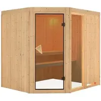 Karibu Sauna »Paide 2«, für 3 Personen, ohne Ofen - beige