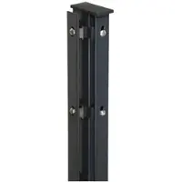 Floraworld Eckpfosten, Stahl, BxHxL: 6 x 4 x 220 cm - grau