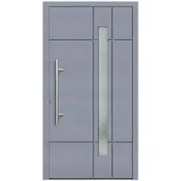 KNOCK Flügelüberdeckende Kunstoff-Haustür »Terra«, grau