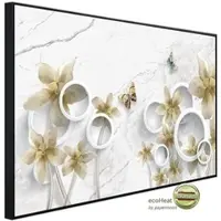 Papermoon Infrarotheizung »EcoHeat - Muster mit Blumen + Schmetterl. «, Matt-Effekt - bunt